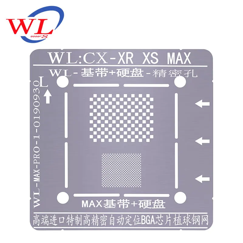 WL Best для iPhone 6S 6SP 7 7P 8 8P X XS XR XS MAX NAND процессор BGA Reball Оловянная сетка HDD Baseband трафарет отличный ремонт база