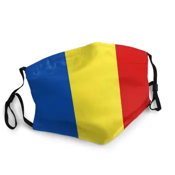 

The Romanian Flag Reusable Face Mask Printed Dust Mask Protection Cover Respirator Mouth Muffle