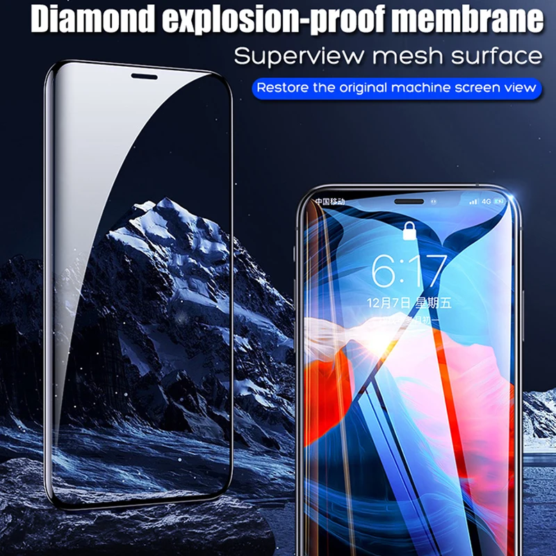 100D защитное закаленное стекло на iPhone 6 6s 7 8 Plus X 11 Pro Max Защитная кромка изогнутая для iPhone XR XS MAX