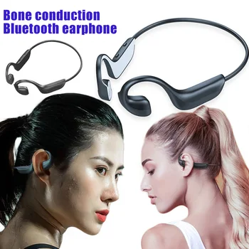

Bone Conduction Bluetooth Wireless Headset Ear-mounted Stereo Sports Waterproof Bluetooth Earphones JHP-Best
