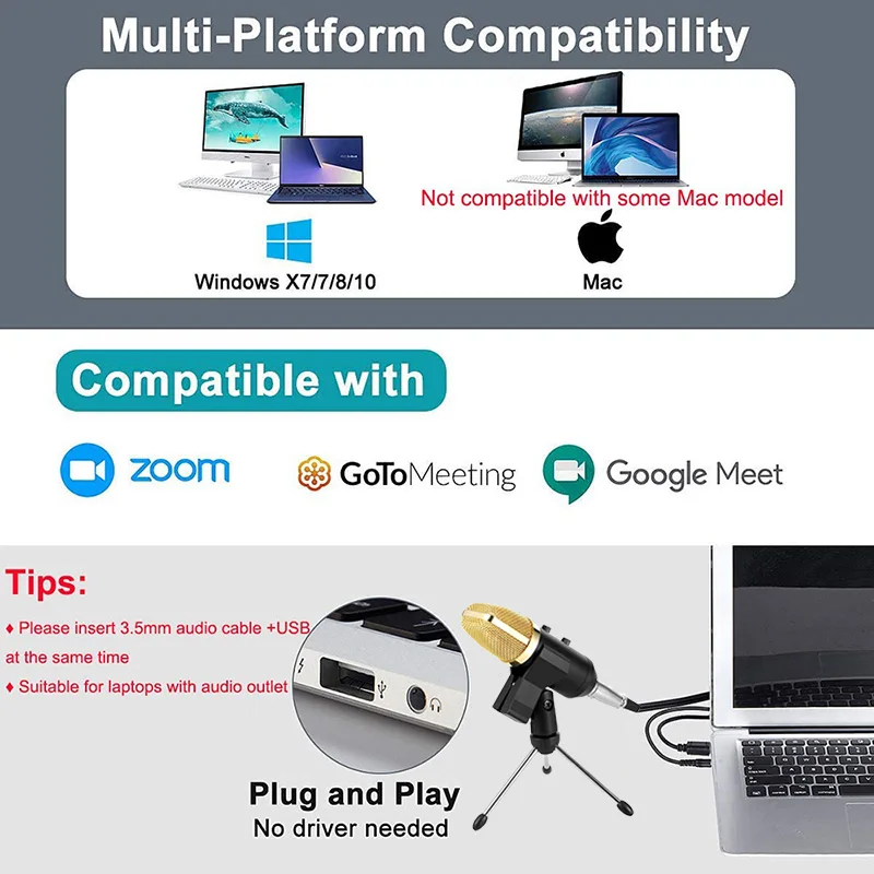 GEVO mk f100tl USB микрофон Студийный конденсаторный Проводная для компьютера с