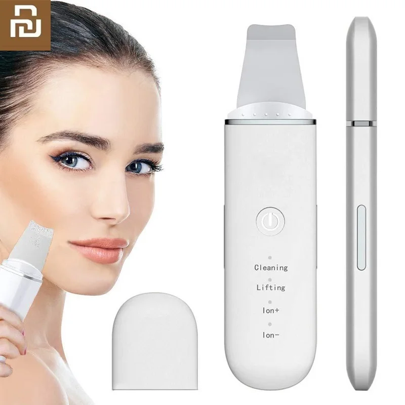 Ultrasonic peeling machine Pore cleansing care facial cleansing device Remove Blackhead Beauty Instrument afbeelding