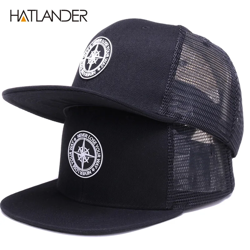 HATLANDER, оригинальные бейсболки для мужчин и женщин, черная бейсболка ...