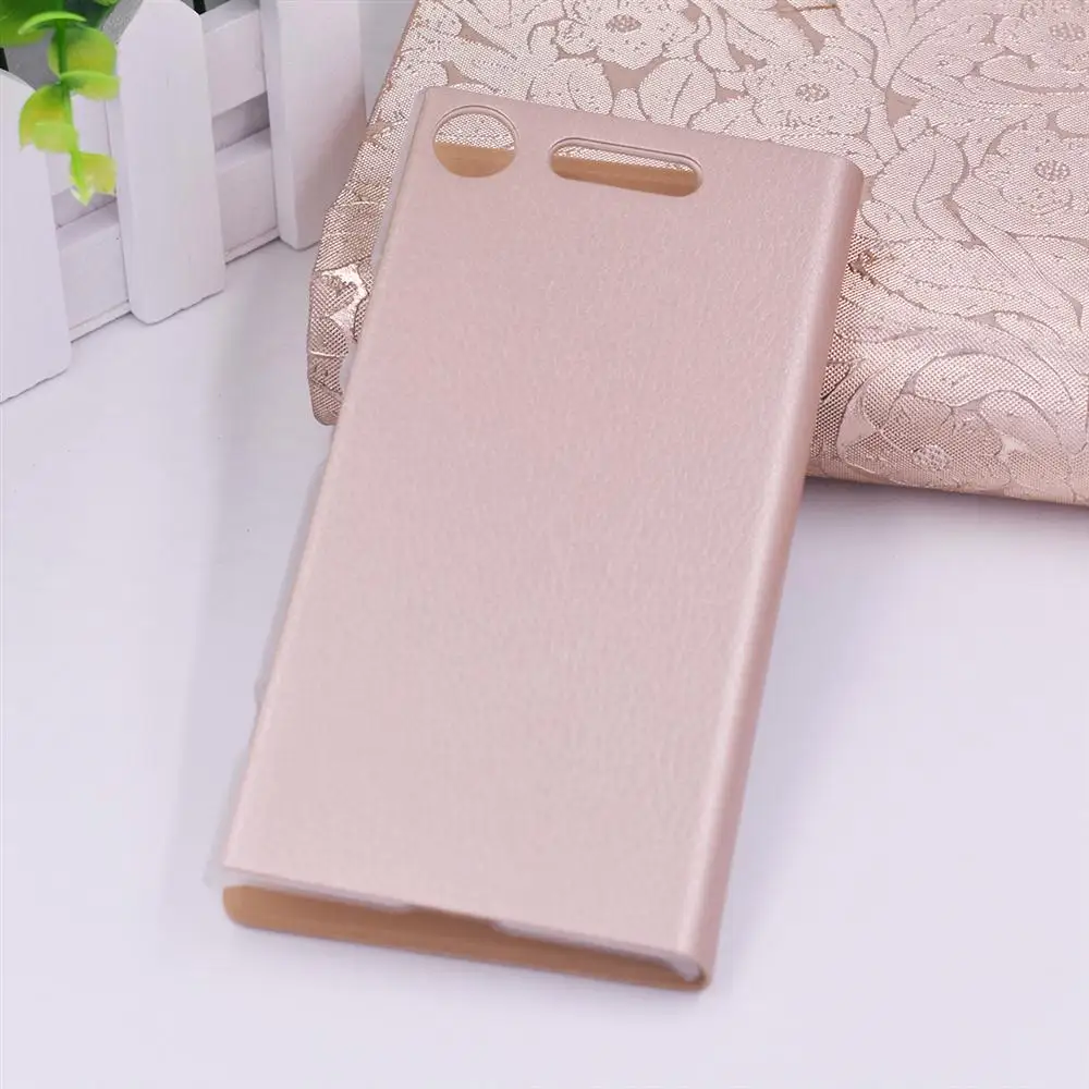 Для Sony Xperia xz1 чехол XZ1 из искусственной кожи ПК Жесткий Чехол для xperia флип G8341 G8342|case