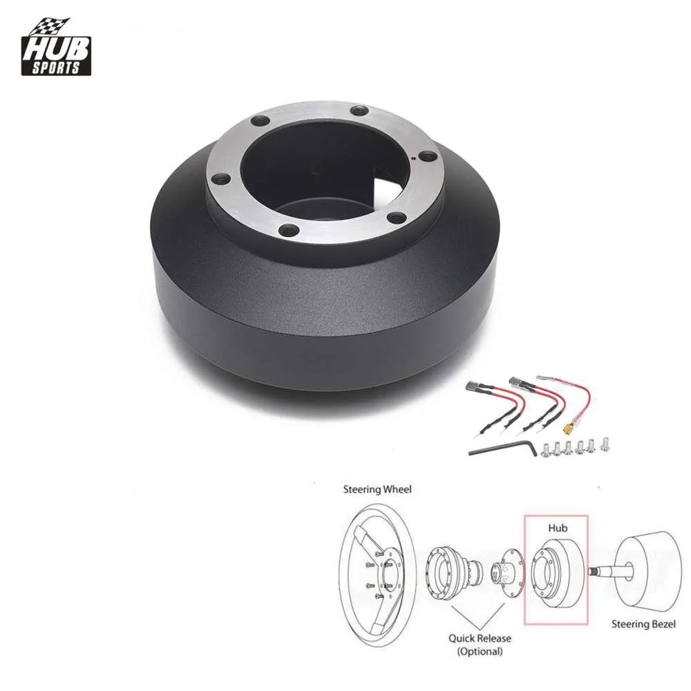 

HUB sports Steering Wheel Short Hub Boss Kit Short Hub Adapter For Subaru WRX 08-14 HUB-K105H