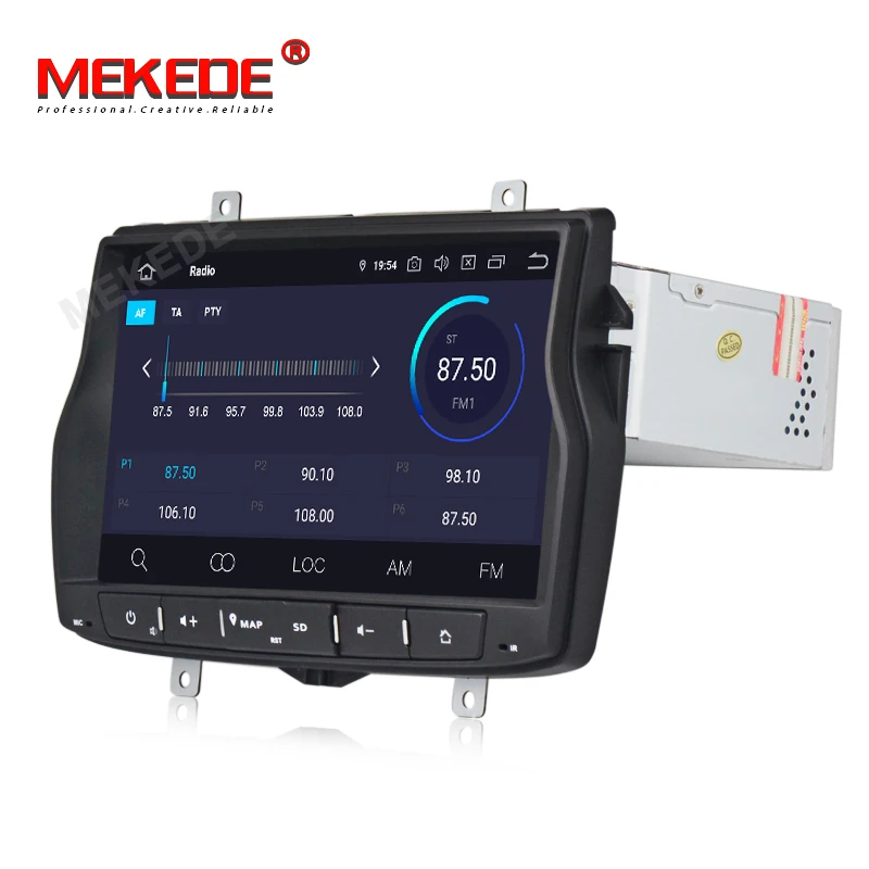 Цена Русскоязычное меню, бесплатная доставка, 4 Гб ОЗУ, 1din автомобильный Радио, мультимедийный dvd плеер для Lada vesta, Android 9,0, Восьмиядерный, с wifi, BT, font b gps b font