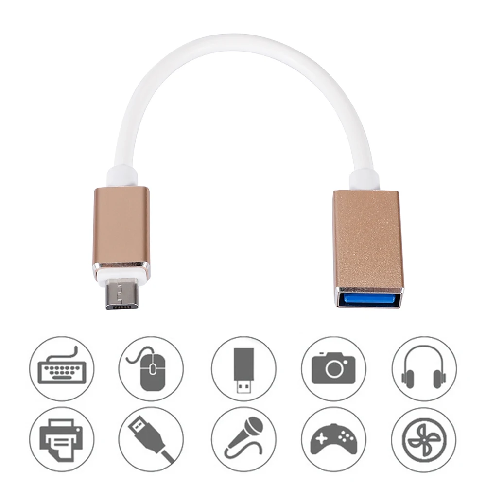 Металлический OTG USB кабель 3,0 адаптер для Android samsung S6 Redmi Note 5 Micro USB разъем для Xiaomi Tablet PC OTG адаптер