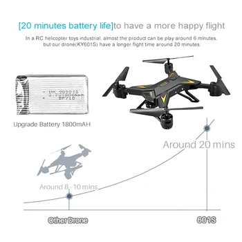 

Foldable Aircraft Drone RC Quadcopter with HD Camera 1080P Remote Control LFX-ING