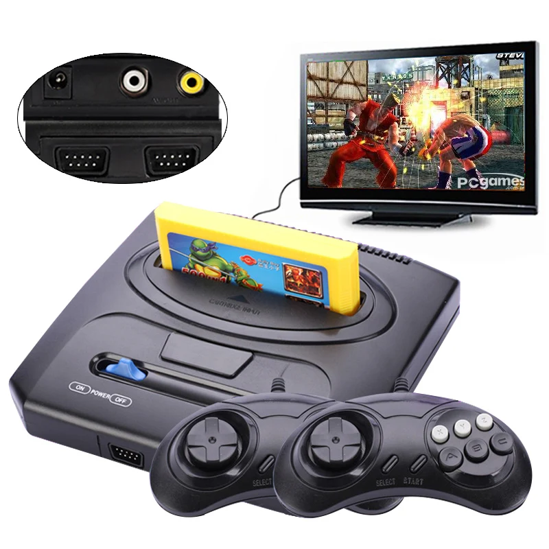 Новая Ретро ТВ игровая консоль для 8 бит игр для Nes игр с двумя геймпадами и подарок 500 в 1 картридж все игры разные