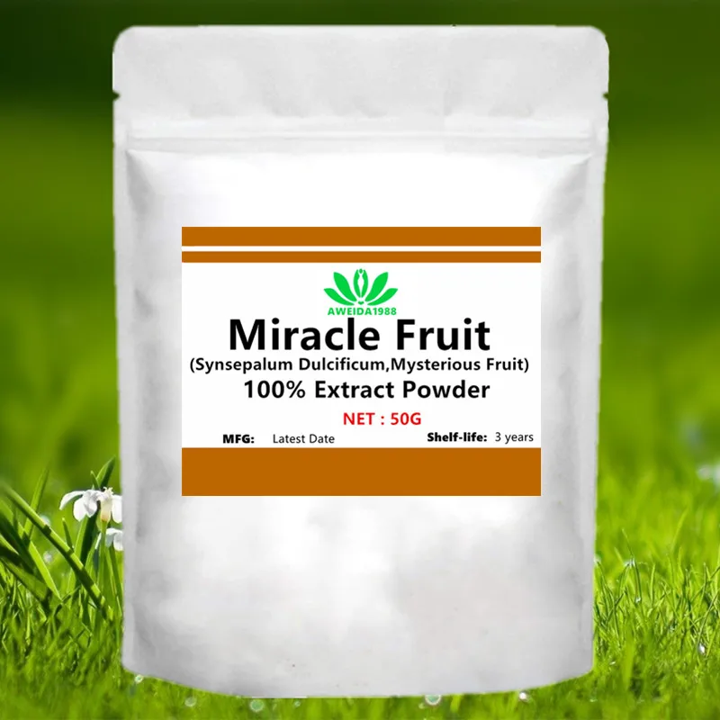 50-1000g Miracle fruit Extract Mystery Synsepalum dulcificum Mysterious Powder regulate blood pressure lipid | - Цена: 1 750,76 - 8 805,23 руб.