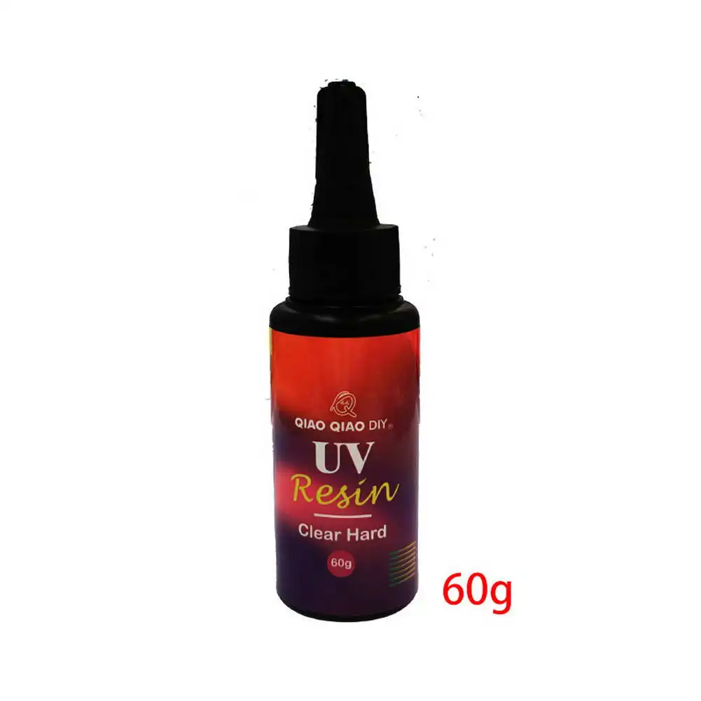 60g УФ Смола отверждения эпоксидной смолы жесткий ультрафиолетовый клей для DIY ювелирных изделий MV66 - Цвет: 60g