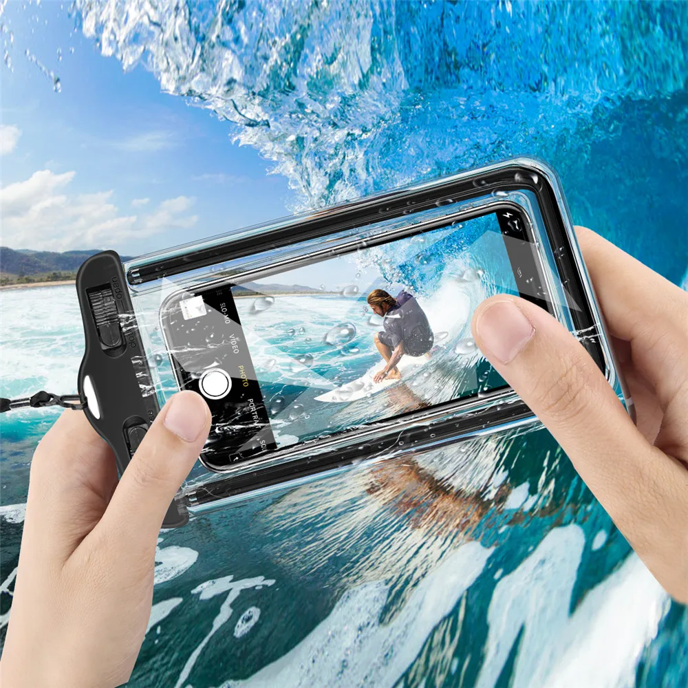 Moskado водонепроницаемый светящийся чехол для телефона для iPhone 11 X XR XS Max сумка чехол для samsung S10 huawei P30 водонепроницаемый чехол