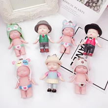 Милая кукла-эльф брелоки для пар мужчин и женщин Civet тесто маленькая рыбка мультяшный брелок для ключей Сумочка Подвеска