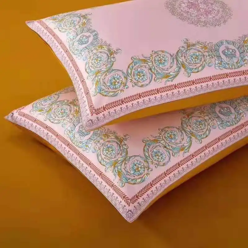 Новейший Королевский Франция, Италия дизайн Европа высокого класса хлопок спальный набор с Одеялом Постельные принадлежности двуспальная кровать класса люкс