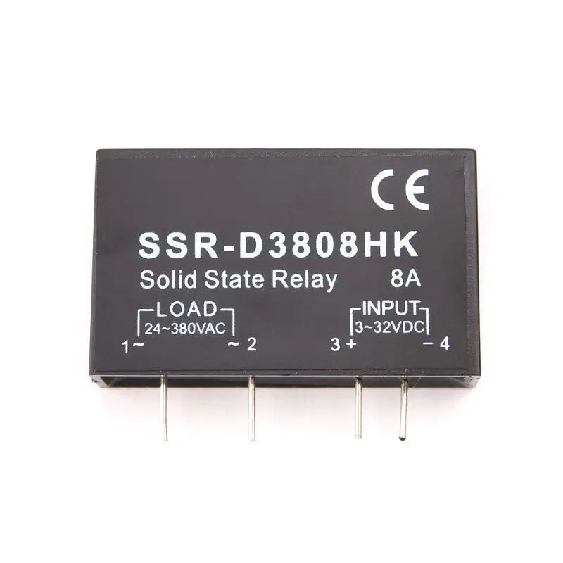 1pc Single Phase Solid State Relay Module DC-AC Mini PCB Solid State Relay with Pins 3A/5A/8A