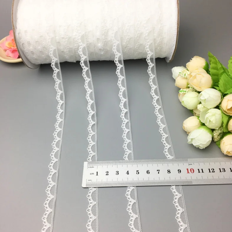 10 Yards/lot Width 1cm Smooth Lace Ribbon Handicraft Embroidery Lace Trim Fabric DIY Sewing Garment Accessories lace fabric lace ribbon lace garment accessories lace sewing supplies lace accessories lace sewing accessories clothing craft accessories