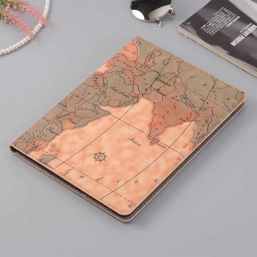 Print Map Coque For Huawei Mediapad T5 10.1 AGS2-L09-W09-L03 Case Card Slot Leather PU Stand Flip Cover For Huawei T5 10.1 Case