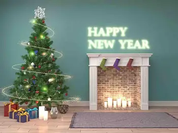 

SHENGYONGBAO Vinyl Custom Photography Backdrops Prop Christmas day Scenery theme Photo Studio Background K19714-91