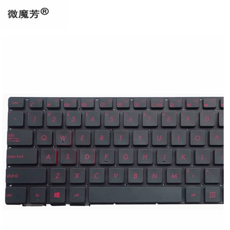 RU для ASUS для ROG G771 G771JW GL771JM GL771JW клавиатура с русской раскладкой для ноутбука черная новая подсветка