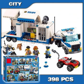 

398pcs New City Great Mobile Command Center 10657 Model Building Blocks Children Toy Bricks Compatible With