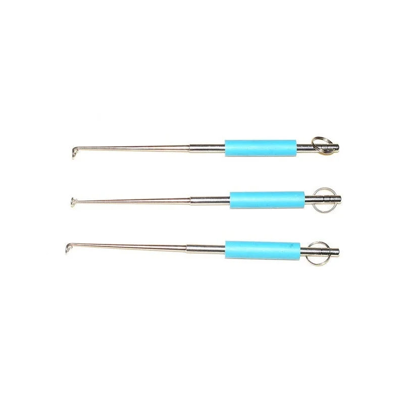 Stainless Steel Easy Fish Hook Remover Safety Fishing Hook Extractor Detacher Rapid Decoupling Device Fishing Tools Equipment fishing accessories,fishing tackle,fishing tools,fishing tool,fish hook remover