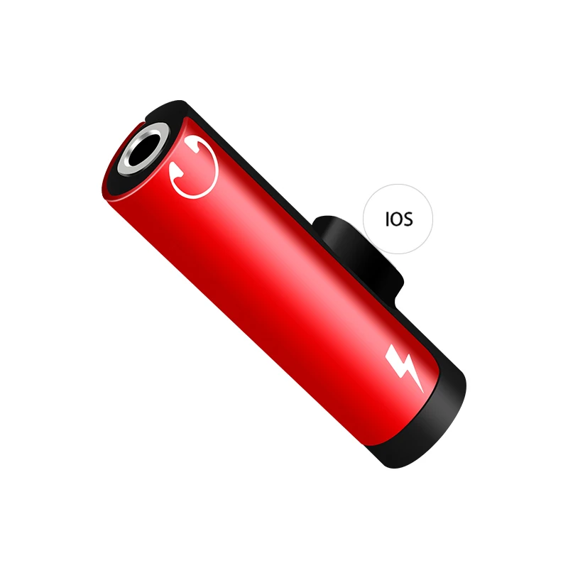 Адаптер Lightning для iPhone 7X8 Plus Adaptador OTG 2 в 1 два порта адаптер для наушников зарядное устройство аудио сплиттер конвертер