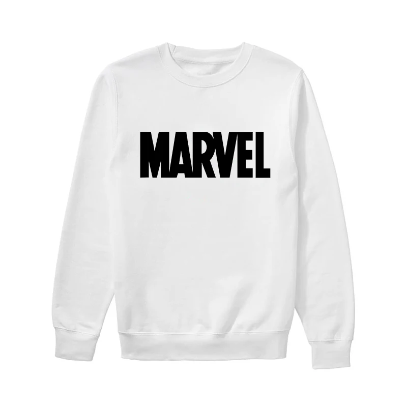 WY-XWT0320 Оригинальные MARVEL студии белые женские толстовки Капитан Америка Железный свитер Vogue Мстители Harajuku Осень готический - Цвет: WY-XWT0320