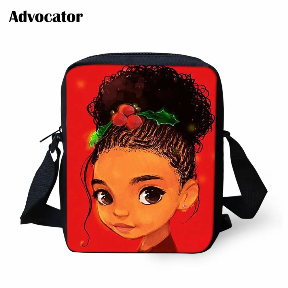 ADVOCATOR BAG Сумка-мессенджер для девочек в африканском стиле с принтом черного цвета для подростков, сумки через плечо для женщин, школьные сумки Mochila - Цвет: ADVOCATOR BAG