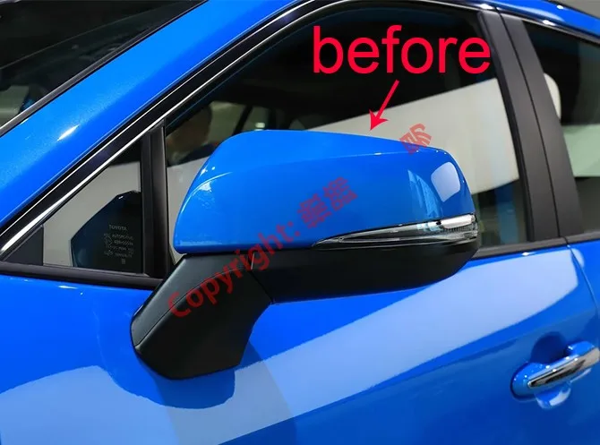 ABS Хромированная боковая накладка зеркала для Toyota Rav4