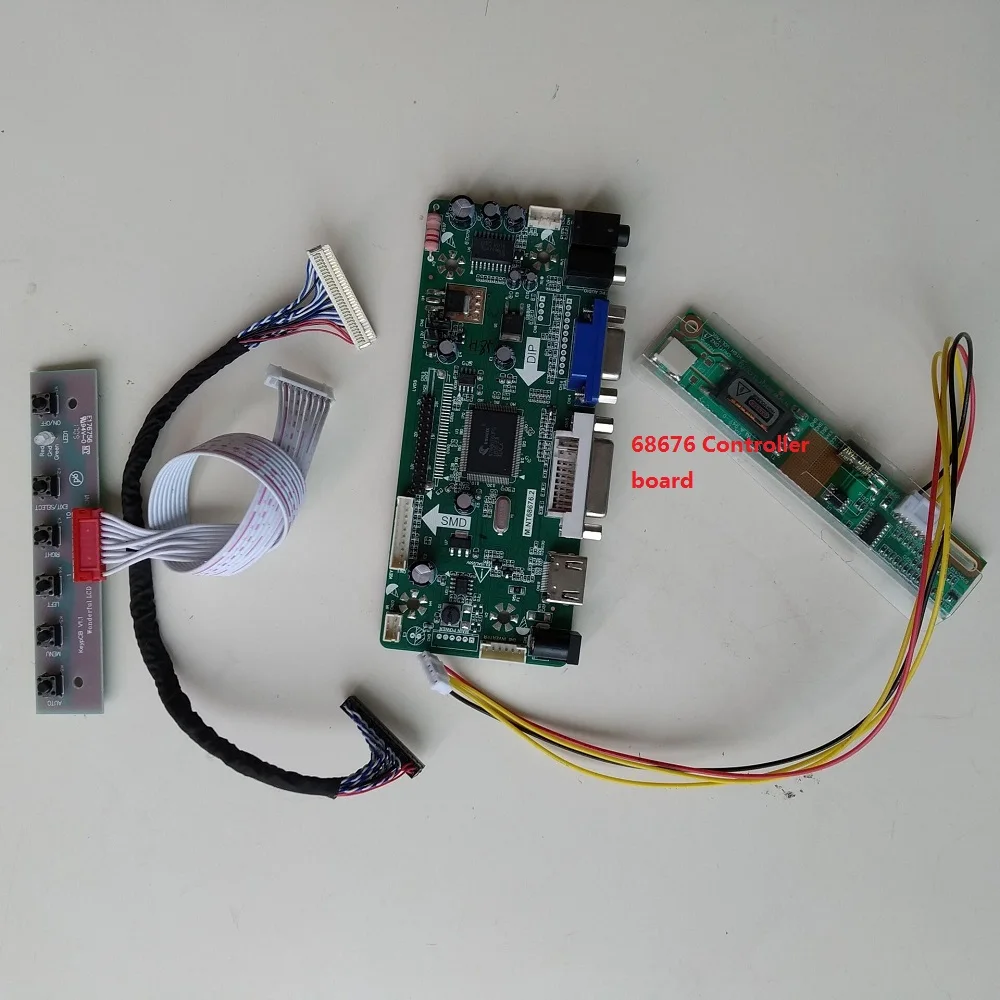 Для HDMI LTN154AT01 плата контроллера VGA Панель экрана lcd M. NT68676 DIY Kit DVI 1280X800 15," карта