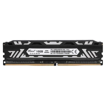 

ASint DDR4 2666MHz 16GB High Performance PC RAM 8-Layer PCB XMP2.0 with High Thermal Conductivity Heat Sink Desktop Memory