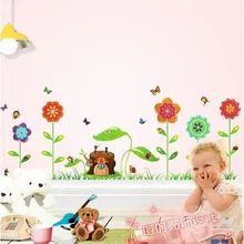 Стиль для коридора балкона гостиной фон для обустройства дома плинтус дерево съемные наклейки на стену трава XY8098