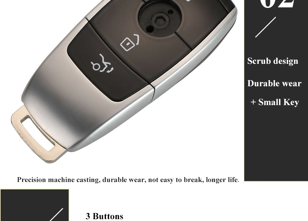 Keyforkess Cassa Chiave Dell'automobile Borsette Per Mercedes Benz 2017 E Classe E E43 E300 E400 W213 2018 Classe S Car Styling cover di ricambio - Hbe21e6573a584970848cfa857d52f2aeB