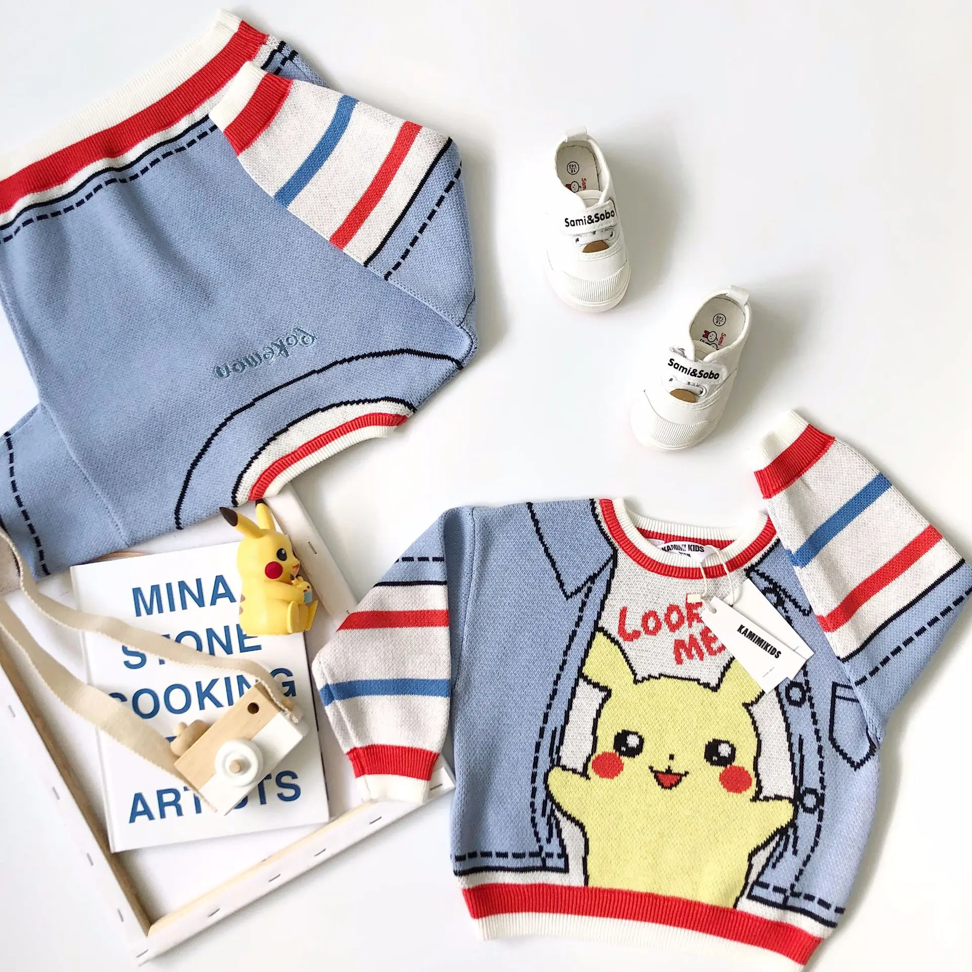 Tonytaobaby/осенне-зимняя одежда новая детская одежда вязаный пуловер с рисунками из мультфильмов свитер для детей свитера для девочек и мальчиков