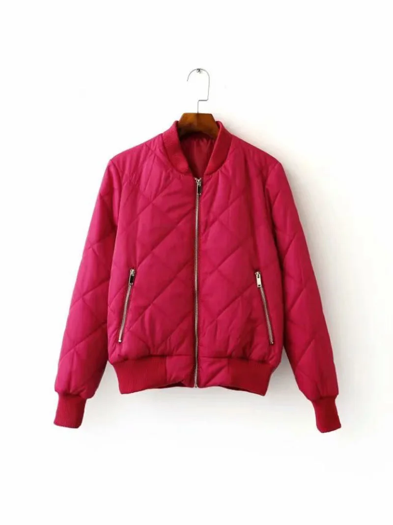 

Cotton Coat Women's Winter New Style Multi-color Selectable British-Style Short Biker Jacket plus Cotton Baseball Uniform Cotton