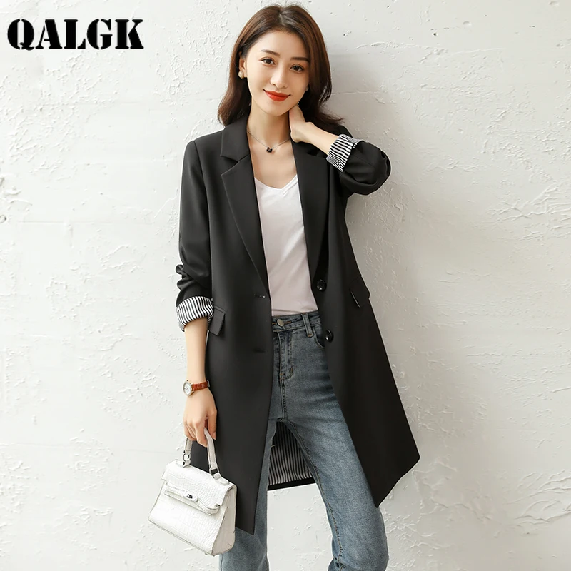 Hoge kwaliteit herfst lente jas vrouwen pak jassen плед uitloper Повседневная отложной kraag офисная одежда werk runway jassen blaze