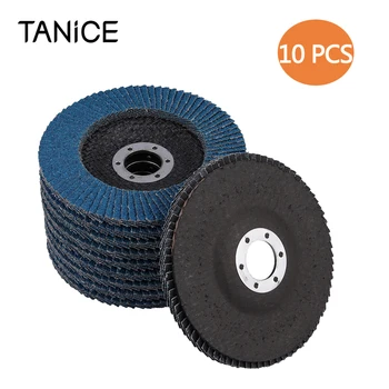 

TANiCE 10 Pcs 125mm Blue Serrated Lock Washer Grit 40 Grinding Discs Serrated Lock Washers For Stainless Steel Alloy Steel