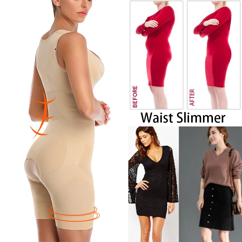 Full Magic Body Shaper Waist Trainer Tummy Control Thigh Slimmer Women Shapewear Reduce Fajas Corset Slimming Underwear Bodysuit