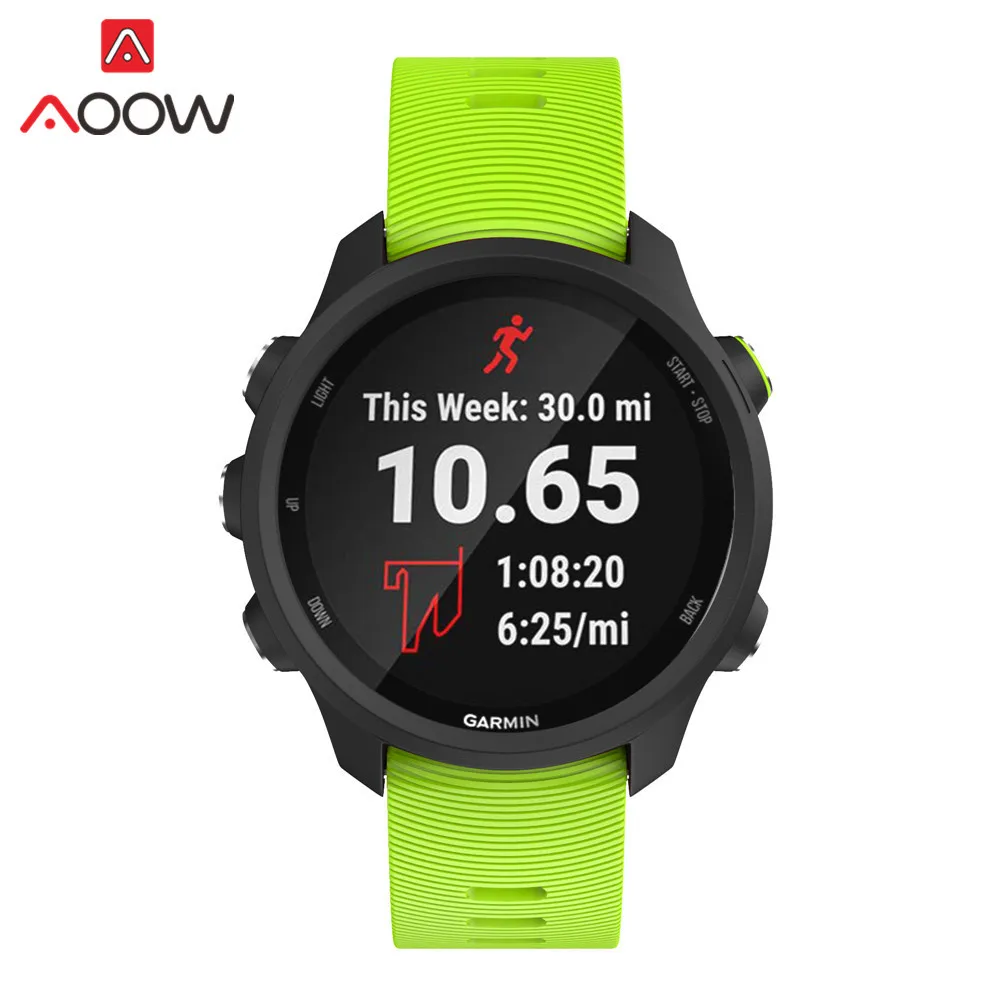 20 мм спортивный силиконовый ремешок для часов Garmin Forerunner 245M 245 645 Vivoactive 3 Approach S40 браслет ремешок для умных часов