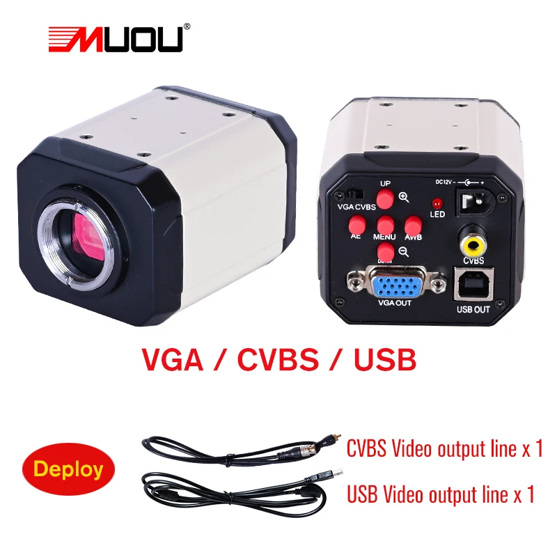 US $466.70 Professional Lab Biological HD Trinocular Microscope Zoom 2500X USB HDMI VGA CVBS Electronic Digital CCD Camera 8Inch LCD