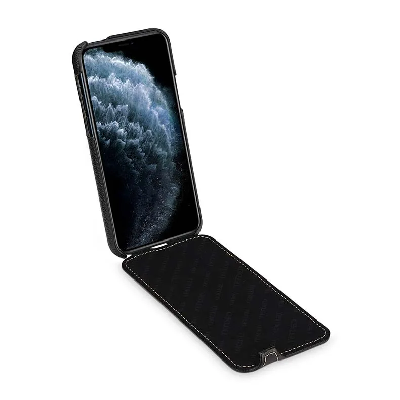 Чехол из натуральной кожи для iPhone 11 Pro Чехол бизнес флип защитный чехол для iPhone 11Pro Max Fundas кожаные чехлы