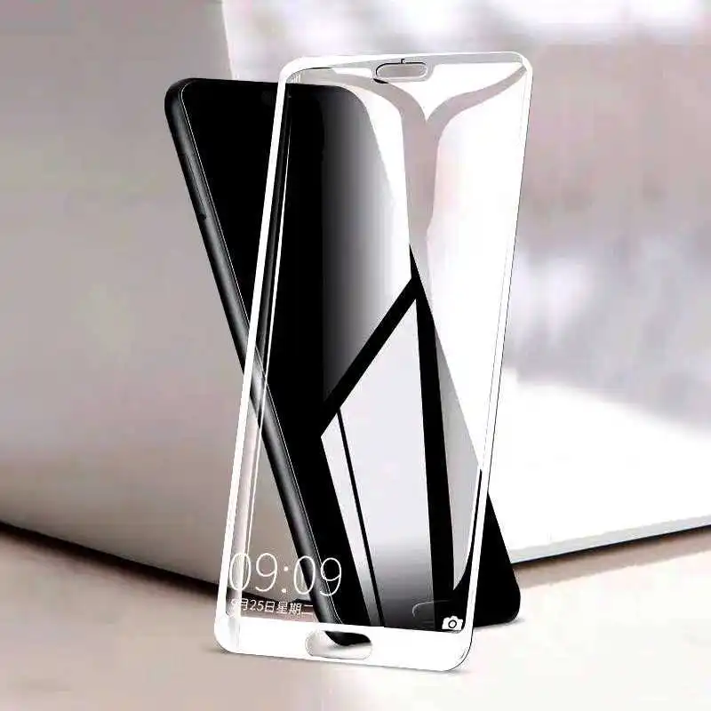 9D полное покрытие экрана протектор 5," для Huawei P9 Lite Mini стекло для Huawei P9 Lite мини-Закаленное стекло пленка - Цвет: White