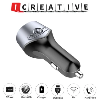 

Hotsale cheapest Car Kit Handsfree Wireless Bluetooth FM Transmitter MP3 Player USB Charger Car Accessories Auto FM