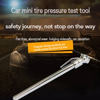 

Portable Mini Stainless Steel Pen Shaped Car Vehicle Tire Air Pressure Test Meter Gauge