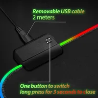 led אחורית ביג Gaming Mouse Pad RGB משטח העכבר גיימר גדול עכבר מאט מחשב שטיחי עכבר LED אחורית Mause Pad (5)