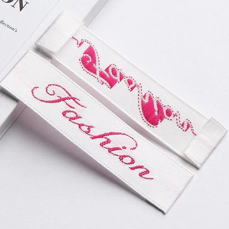 Под заказ этикетка clothLabelWithLogoGarmentLabelsSeparateCutOrFolded1000pcs/лот под заказ|custom sewing labels|cloth