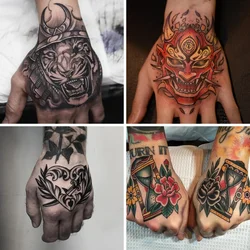Waterproof Temporary Tatoo Back Tattoo Decal Arm Tattoos Stickers Flowers Letters Tatto Totem for Men and Women Body Makeup