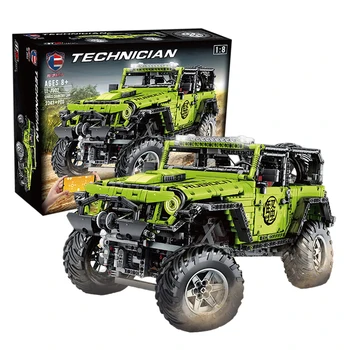 

2020 New 2343Pcs MOC 1:8 Static Version SUV Model Small Particle Building Blocks Vehicle Gifts For Friends Over 8