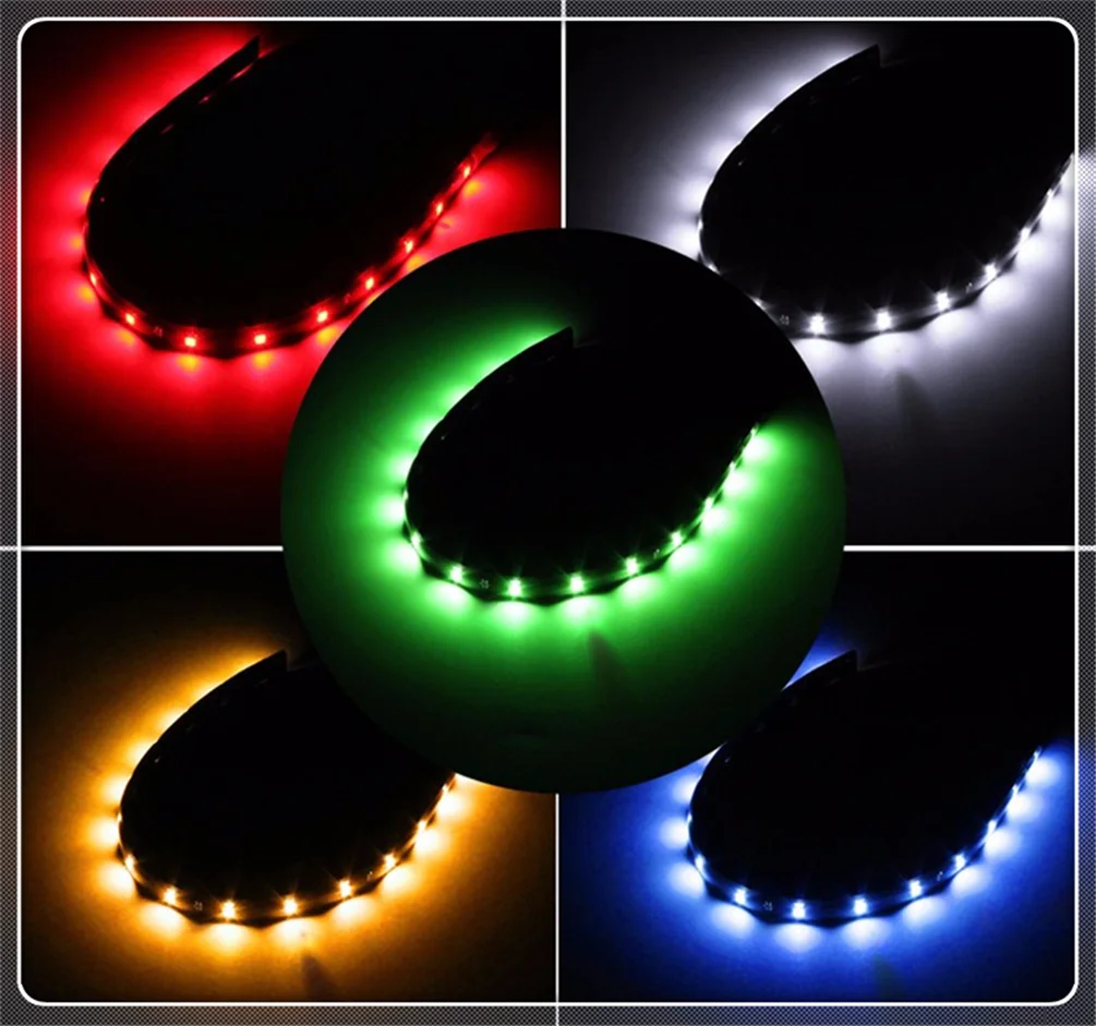 

Motorcycle car LED decorative light bar 30CM 15SMD 3528 patch tape for Chevrolet Trailblazer Onix Tru Orlando Code Captiva