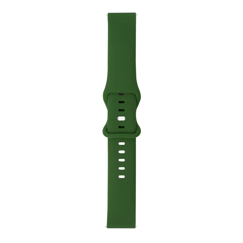 Premium Silicone Watch Strap - Elegant 20mm/22mm Design